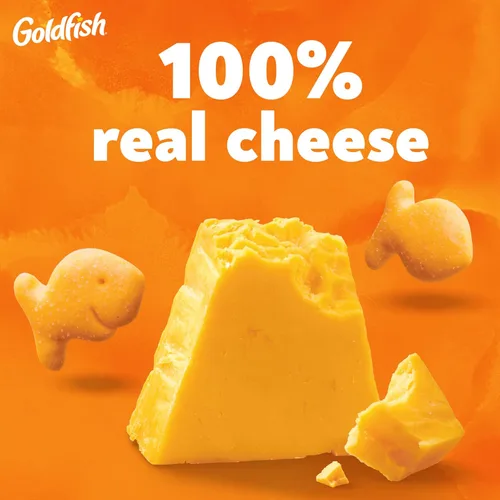 Miniatura 4 de Goldfish Galletas de queso cheddar, galletas horneadas, bolsa de 6.6 onzas