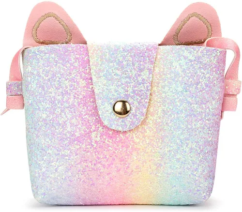 Miniatura 5 de Mibasies - Bolsa cruzada con diseño de gato para niñas