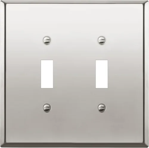 Miniatura 33 de LIDER Placa de Pared de Metal para Interruptor de Luz de Palanca, Cubierta de Interruptor de Acero Inoxidable, Resistente a la Corrosión