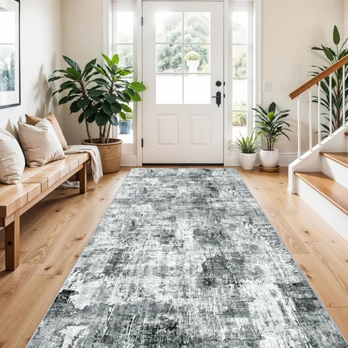 Miniatura 67 de Alfombra antideslizante lavable de 2 x 3 pies - Alfombra suave de pelo bajo para cocina, entrada y dormitorio - Tapete moderno para puerta