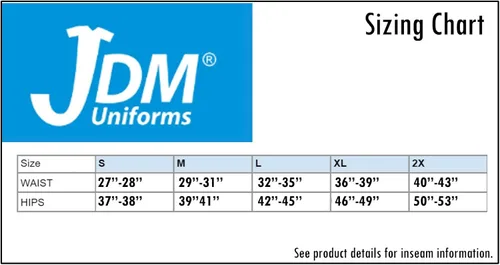 Miniatura 7 de JDM Uniforms Pantalón médico de 5 bolsillos para mujer