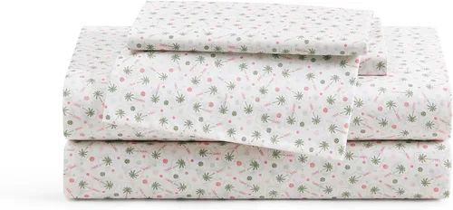 Miniatura 119 de Tommy Bahama - Juego de sábanas tamaño King, ropa de cama de percal 100% algodón con una sensación crujiente y fresca, sábanas con sábana bajera