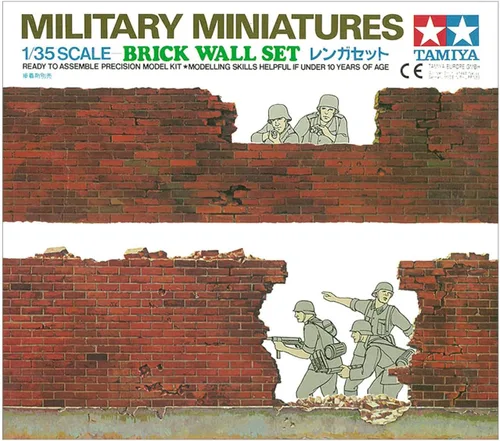 Miniatura 4 de Tamiya Juego de pared de ladrillo modelos