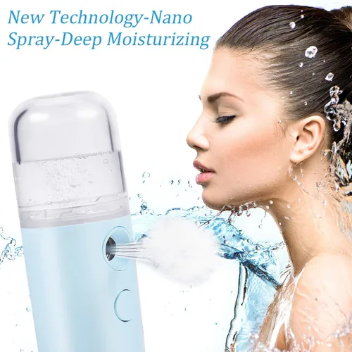 Miniatura 7 de Mudder 8 piezas Nano Facial Mister Rociador Facial Portátil Humidificador de mano Atomización USB Recargable 1.0 fl oz Vaporizador facial
