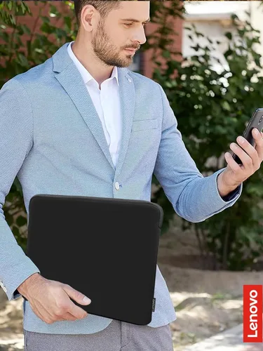 Miniatura 7 de Lenovo Funda básica para laptop de 11 pulgadas para notebook/tablet, compatible con MacBook Air/Pro, material de neopreno, forro polar suave