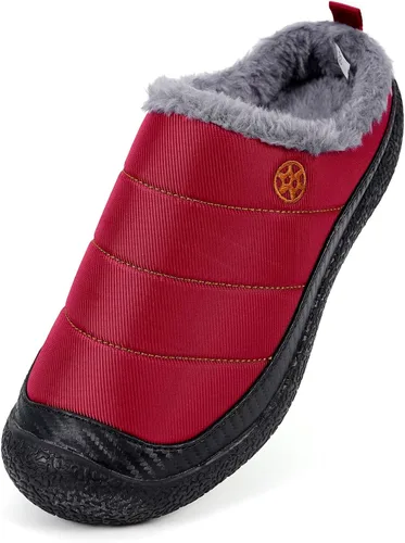 Miniatura 2 de Eagsouni - Pantuflas de casa para hombre con forro de piel para invierno