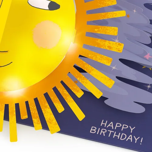 Miniatura 3 de Lovepop Tarjeta desplegable de cumpleaños con luces LED para ella y él – Tarjetas de felicitación 3D iluminadas para niños, niñas, hombres y mujeres