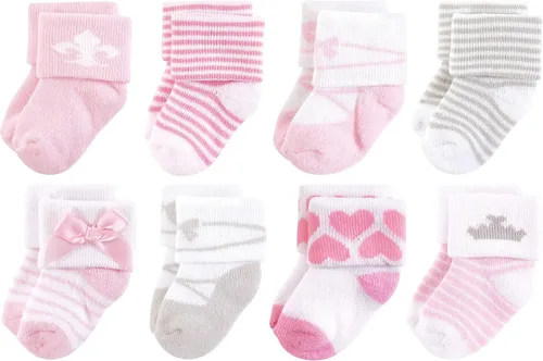 Miniatura 63 de Hudson Baby - Calcetines de algodón para bebés recién nacidos y Terry para niñas bebés