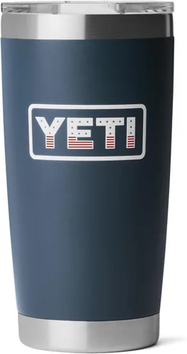Miniatura 53 de YETI Rambler - Vaso de acero inoxidable con aislamiento al vacío de 20 onzas con tapa MagSlider Todo acero inoxidable
