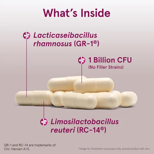 Miniatura 4 de Jarrow Formulas Fem-Dophilus Probióticos 1 mil millones de UFC con 2 cepas clínicamente eficaces y probióticos avanzados Fem-Dophilus 10 mil