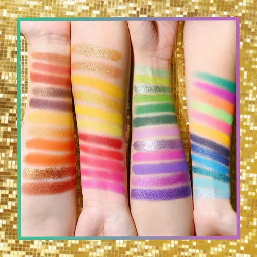 Miniatura 3 de UCANBE EXOTIC FLAVORS - Paleta de maquillaje de sombra de ojos de neón – 48 colores de alta pigmentación – Juego de regalo de paleta de maquillaje
