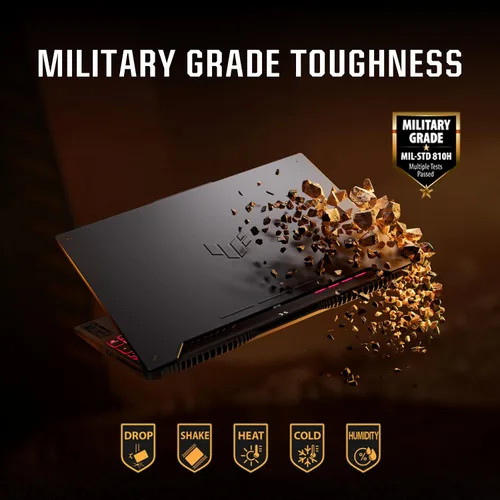 Miniatura 7 de ASUS TUF Gaming A15 (2023) - Laptop para juegos, 15.6” FHD 144Hz, pantalla 100% sRGB, GeForce RTX 4060, AMD Ryzen 7 7735HS, 16GB DDR5, 1TB PCIe SSD