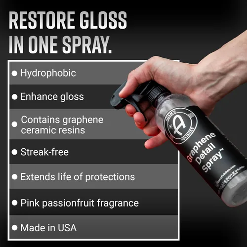 Miniatura 2 de Adam's Polishes Espray de grafeno para detallado de automóvil (5 galones) - Extiende la protección de ceras, selladores y recubrimientos Espray