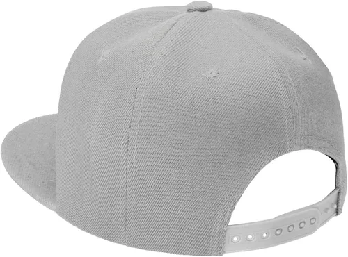 Miniatura 3 de Gorra clásica Snapback estilo Hip Hop plana en blanco, color sólido, tamaño ajustable