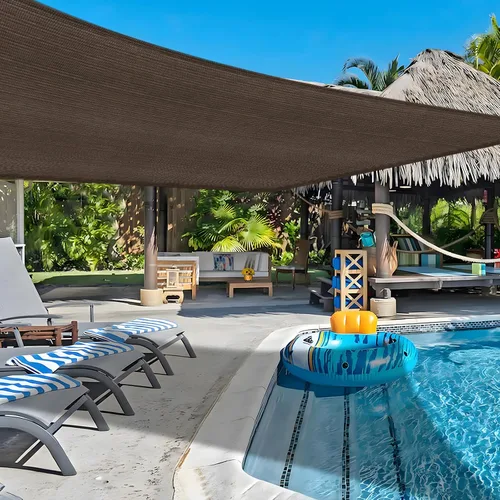 Miniatura 9 de COOLBOYS - Toldo parasol rectangular de 16 x 20 pies, protección UV, para exteriores, arena, toldo para patio, césped, jardín, cochera, terraza