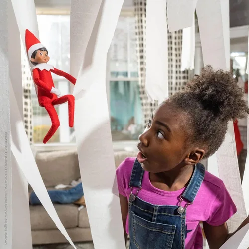 Miniatura 11 de The Elf on the Shelf: Una Tradición Navideña - Muñeca Elfo de las Girl Scouts con Ojos Marrones - Incluye Libro de Cuentos Artísticamente Ilustrado