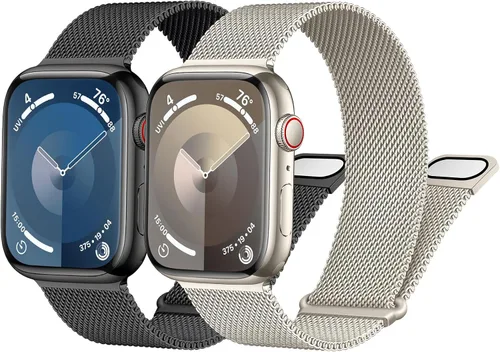 Miniatura 18 de Correa milanesa para Apple Watch Band de 1.575 pulgadas, 1.732 pulgadas, 1.614 pulgadas, 1.772 pulgadas, 1.654 pulgadas, 1.614 pulgadas, 1.614