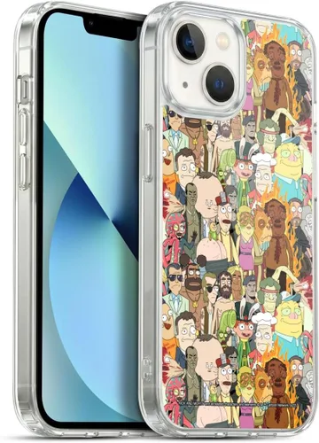 Miniatura 191 de Head Case Designs Funda de gel con licencia oficial de Rick and Morty Aliens Season 3 [protección de grado militar] compatible con Apple iPhone 12