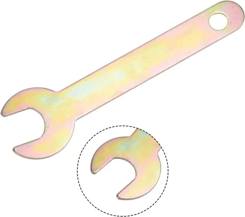 Miniatura 5 de HARFINGTON Herramienta rotativa Llave inglesa de metal Tuerca de bloqueo Kit Llave terminada Llave inglesa Amoladora Llave angular Llave inglesa