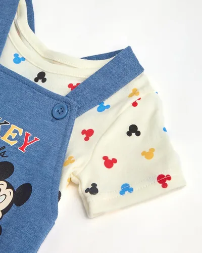 Miniatura 14 de Disney Conjunto de pantalones cortos para bebé, 2 piezas de Spiderman Mickey Mouse Cars Winnie the Pooh, conjunto corto de camisa corta (0-3M-24M)
