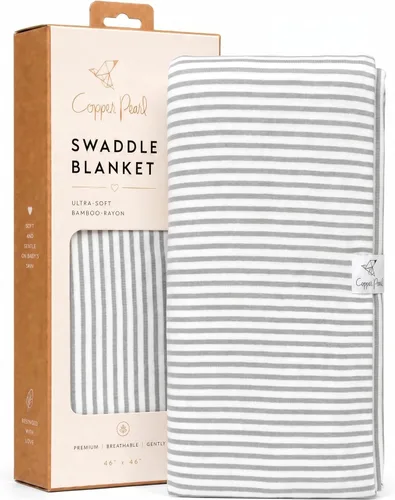 Miniatura 22 de Copper Pearl Swaddle Blankets for Newborns Soft Stretchy Receiving Blankets for Boys and Girls Large 46 x 46 Inch Baby Blankets Lightweight