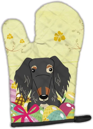 Miniatura 187 de Caroline's Treasures BB2732OVMT Dog House Collection Border Collie - Guante de horno grueso resistente al calor para sartenes calientes y horno