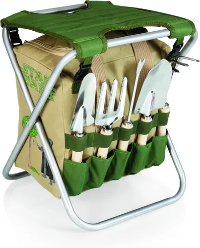 Miniatura 4 de Picnic TIME Star Wars Darth Vader Gardener Asiento plegable con herramientas, taburete de jardín plegable con bolsa desmontable y organizador