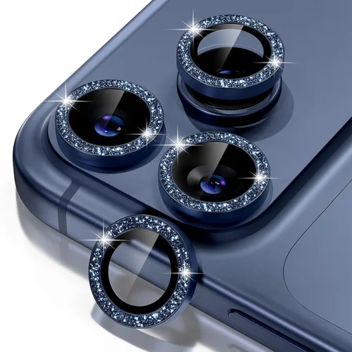Miniatura 20 de Misea Compatible con iPhone 17 Pro/iPhone 17 Pro Max Protector de Lente de Cámara Brillante, Vidrio Templado 9H Cubierta de Cámara Protector