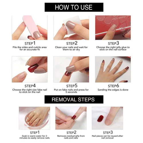 Miniatura 4 de Puntas de Uñas Francesas Rosadas Bailarina Uñas Postizas Largas Cuadradas de Presión Cobertura Completa Uñas Postizas Acrílicas de Mariposa