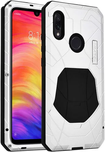 Miniatura 10 de DAYJOY Funda de aluminio compatible con Xiaomi Redmi Note 7/7 Pro, material de metal de alta calidad + silicona, a prueba de golpes, a prueba