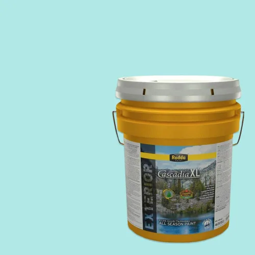 Miniatura 64 de Rodda Paint CASCADIA XL - Pintura satinada e imprimación para exteriores en uno, cuarto de galón, idea abstracta