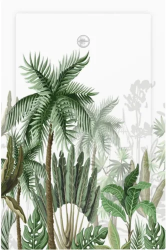 Miniatura 100 de Hojas de eucalipto, vegetación, flores de vid, sencillez, cubiertas decorativas de salida de 1 pandilla, placa de pared para interruptor de luz