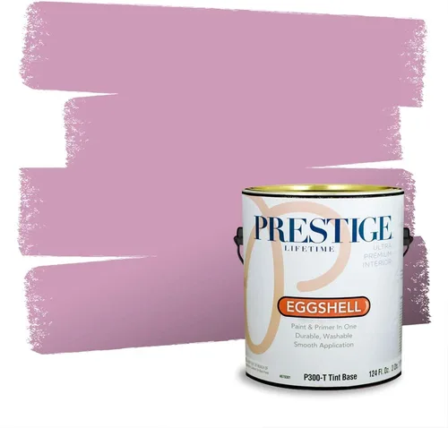 Miniatura 706 de Prestige Paints Pintura exterior e imprimación en uno, 1 galón, plano, coincidencia comparable de Valspar* Amber Rose*