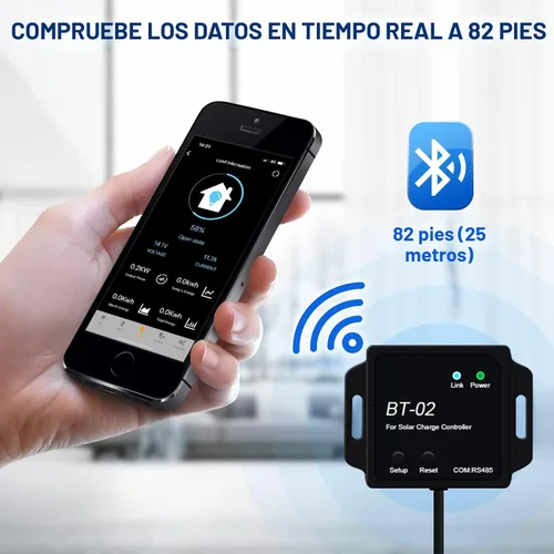 Miniatura 6 de ECO-WORTHY Kit de panel solar premium de 400 vatios y 12 voltios: 4 piezas de panel solar de 100 W + controlador de carga MPPT de 40 A + módulo