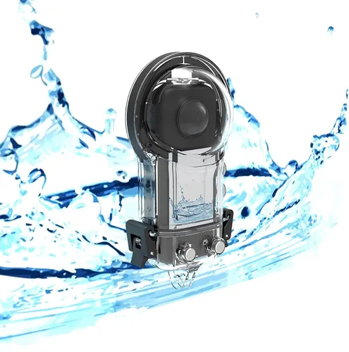 Miniatura 3 de Carcasa impermeable sellada para buceo para Insta360 X3 Cámara panorámica Funda protectora Shell con accesorios de montaje de soporte