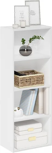 Miniatura 25 de Furinno Luder - Estantería abierta de 3 niveles, color roble francés