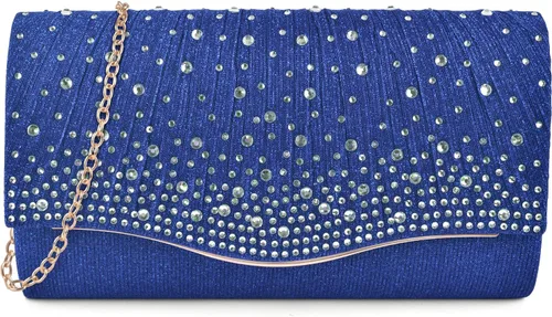 Miniatura 17 de TINDTOP - Bolsos de mano para mujer, formales para noche, de ante, con hombro, tipo sobre, para fiesta, bolsos cruzados, para boda, cóctel, bailes