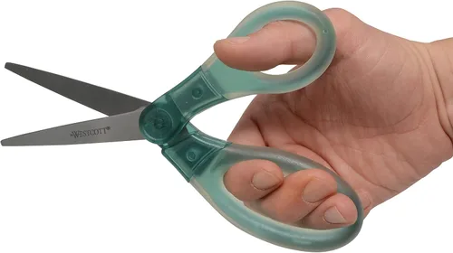 Miniatura 3 de Westcott Tijeras multiusos con agarre de gel de 8 pulgadas para oficina y hogar, color verde