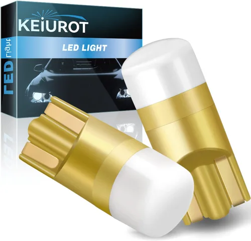 Keiurot Foco de número de casa, bombilla de dirección 193 bombilla iluminada, señal de dirección LED, kit de bombillas de repuesto de 10-30 voltios