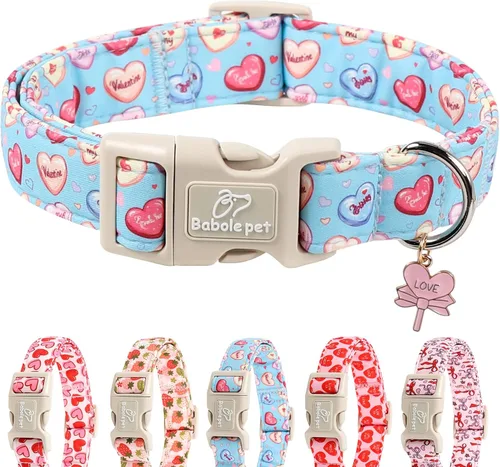 Miniatura 50 de Collar de otoño para perro, lindo collar de cachorro con hojas de otoño, ligero, cómodo, ajustable, para mascotas pequeñas, medianas y grandes