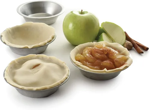 Miniatura 3 de Norpro Set Mini molde para tartas, 1 EA, plata, (3711)
