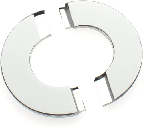 Miniatura 4 de Brida dividida de pared de acero inoxidable de 4.0 pulgadas, 2 piezas, escudo decorativo dividido, autoadhesivo, accesorios de cubierta de tubería