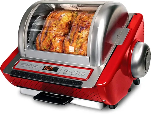 Miniatura 9 de Ronco ST5000PLAT Asador Rotatorio Digital Showtime, Edición Platino, Cocina los Alimentos Perfectamente Cada Vez, 3 Modos de Cocción: Asar, Sellar