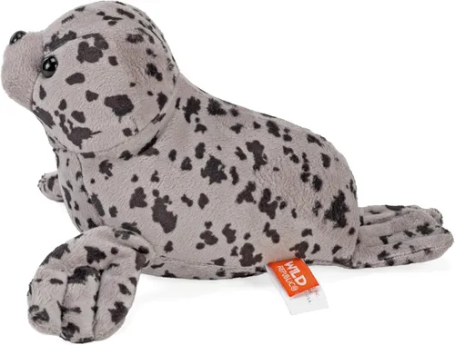 Miniatura 3 de Wild Republic Wild Calls Harbor Seal, sonido de animal auténtico, animal de peluche, 8 pulgadas, regalo para niños, juguete de peluche, botellas