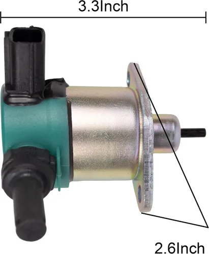 Miniatura 3 de Solenoide de apagado de combustible de 12 V 17208-60015 17208-60016 17208-60017 17208-60010 compatible con Kubota V1205 V1505 V1305 D1105 D1005