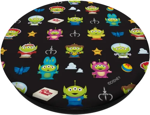 Miniatura 2 de Pixar Toy Story Aliens Dress Up Pattern PopSockets - Soporte para teléfonos y tabletas