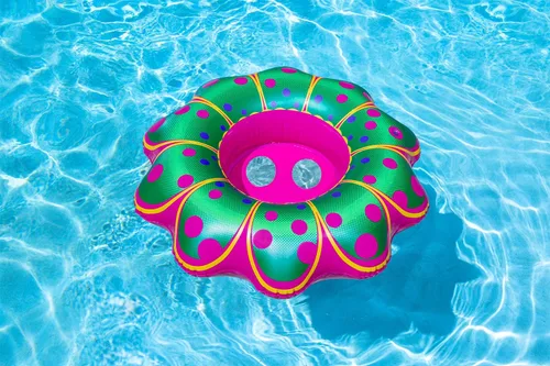 Miniatura 5 de Poolmaster Flotador para bebé con diseño de flores, color rosa