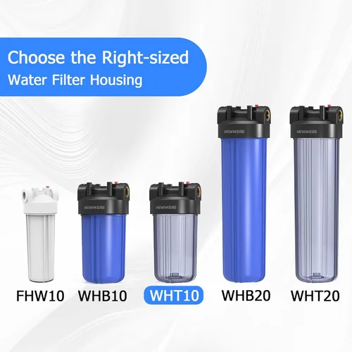 Miniatura 7 de WHT10 - Carcasa de filtro de agua para toda la casa, se adapta a filtros de sedimentos de 10 x 4.5 pulgadas, etc. para agua de pozos y ciudades