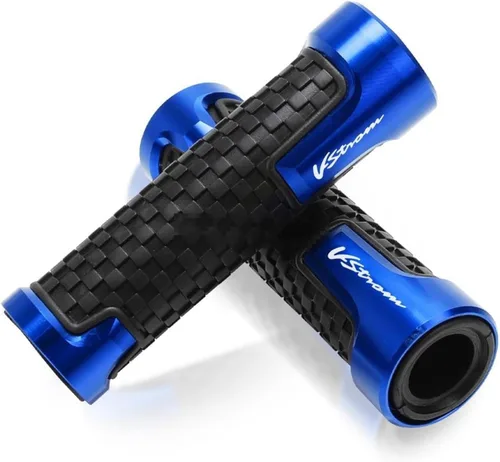 Miniatura 9 de Empuñaduras de manillar de motocicleta para Suzuki VStrom 650 V-Strom 650 1000 1050/xt DL250 DL650 Dl1000 motocicleta 7/8 pulgadas 0.866 in manillar