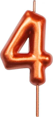Miniatura 56 de DERVENTA Vela con números de 2.36 pulgadas, decoración perfecta para cumpleaños, brunch, postre, pastel, 1 pieza (número 0 rosa)